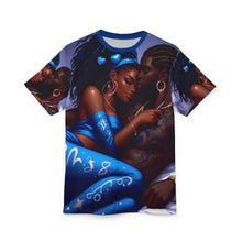 Load image into Gallery viewer, Romantic Aquarius Unisex Graphic Tee - Couples Love Design