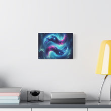 Load image into Gallery viewer, Galaxy Aquarius Wave Canvas Art, Modern Home Decor, Cosmic Wall Art, Unique Gift, Space Lovers