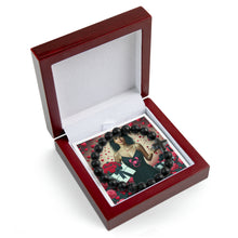 Load image into Gallery viewer, My Scorpio Valentine (4) Cross Bead Bracelet