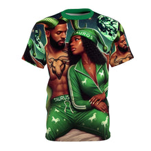 Load image into Gallery viewer, Cosmic Taurus Couple Tee - Unisex Astrology Cut & Sew Shirt
