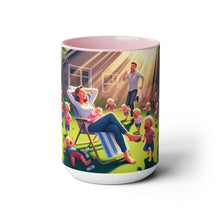Load image into Gallery viewer, Mother's Day (3) Two-Tone Coffee Mugs, 15oz