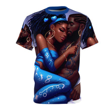 Load image into Gallery viewer, Romantic Aquarius Unisex Graphic Tee - Couples Love Design