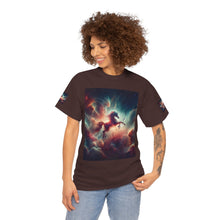Load image into Gallery viewer, Sagittarius Galactic Unicorn Tee - Unisex Cotton T-Shirt for Cosmic Lovers, Fantasy Fans, Trendy Apparel, Astral War Merch, Gift for All Occasions