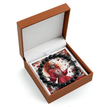 Load image into Gallery viewer, My Aries Valentine (3) Cross Bead Bracelet