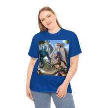 Load image into Gallery viewer, Aquarius Aztec (F3) Unisex Heavy Cotton Tee