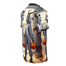 Load image into Gallery viewer, Capricorn Halloween (4) Unisex Cut & Sew Tee (AOP)