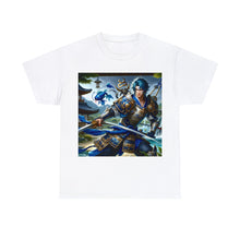 Load image into Gallery viewer, Samurai Aquarius (2) Unisex Heavy Cotton Tee