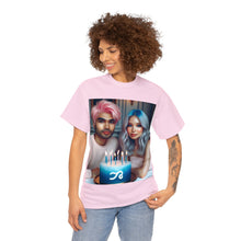 Load image into Gallery viewer, Libra Birthday (3) Unisex Heavy Cotton Tee
