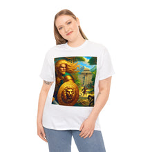 Load image into Gallery viewer, Leo Aztec (1) Unisex Heavy Cotton Tee