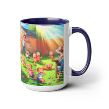 Load image into Gallery viewer, Mother's Day (2) Two-Tone Coffee Mugs, 15oz