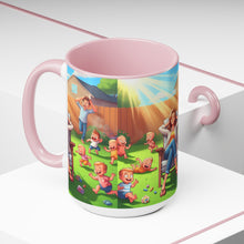 Load image into Gallery viewer, Mother's Day (2) Two-Tone Coffee Mugs, 15oz