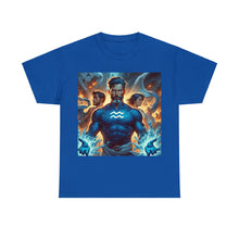 Load image into Gallery viewer, Aquarius Father's Day (7) Unisex Heavy Cotton Tee