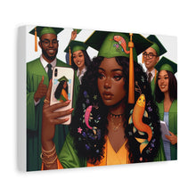 Load image into Gallery viewer, Graduation Celebration Canvas Print, Modern Art for Graduates, Unique Gift for Student, Home Decor, Thoughtful Graduation Gift