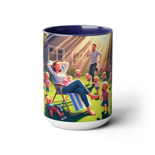 Load image into Gallery viewer, Mother's Day (3) Two-Tone Coffee Mugs, 15oz