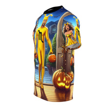 Load image into Gallery viewer, Gemini Halloween (1) Unisex Cut & Sew Tee (AOP)