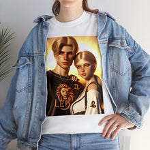 Load image into Gallery viewer, Unisex Leo Couple (1) Heavy Cotton Tee