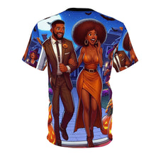 Load image into Gallery viewer, Virgo Halloween (2) Unisex Cut & Sew Tee (AOP)