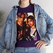 Load image into Gallery viewer, Unisex Sagittarius Couple (1) Heavy Cotton Tee