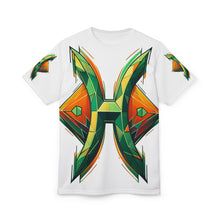 Load image into Gallery viewer, Geometric Graphic Tee - Bold Statement Wear, Unisex AOP Shirt, Trendy Casual Top, Perfect Gift for Art Lovers, Festivals, Birthdays