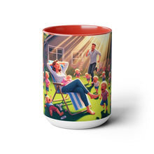 Load image into Gallery viewer, Mother's Day (3) Two-Tone Coffee Mugs, 15oz