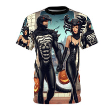 Load image into Gallery viewer, Scorpio Halloween (1) Unisex Cut & Sew Tee (AOP)