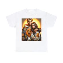 Load image into Gallery viewer, Unisex Leo Couple (4) Heavy Cotton Tee