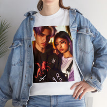 Load image into Gallery viewer, Unisex Sagittarius Couple (1) Heavy Cotton Tee