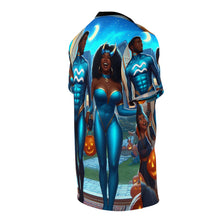 Load image into Gallery viewer, Aquarius Halloween (3) Unisex Cut & Sew Tee (AOP)