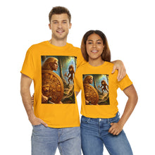 Load image into Gallery viewer, Leo Aztec (5) Unisex Heavy Cotton Tee