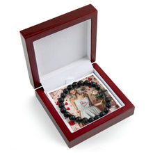 Load image into Gallery viewer, My Capricorn Valentine Cross Bead Bracelet