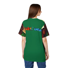 Load image into Gallery viewer, Romantic Unisex Cut & Sew Tee - Taurus Green Love Design