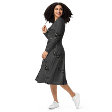 Load image into Gallery viewer, Scorpio (G2) All-over print long sleeve midi dress