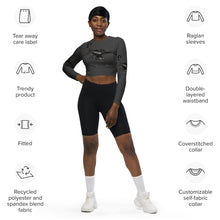 Load image into Gallery viewer, Scorpio (G2) Recycled long-sleeve crop top
