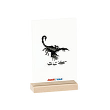 Load image into Gallery viewer, Scorpio (G2) Acrylic Sign with Wooden Stand