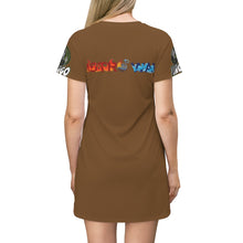 Load image into Gallery viewer, Virgo All Over Print T-Shirt Dress