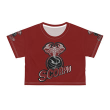 Load image into Gallery viewer, Scorpio AOP Crop Tee