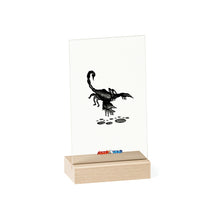 Load image into Gallery viewer, Scorpio (G2) Acrylic Sign with Wooden Stand