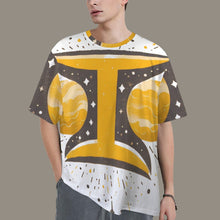 Load image into Gallery viewer, Gemini Round Neck Loose T-Shirt
