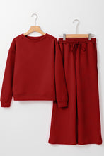 Load image into Gallery viewer, Khaki Ultra Loose Textured 2pcs Slouchy Outfit

