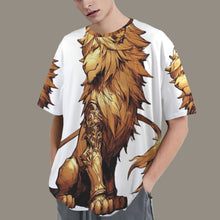 Load image into Gallery viewer, Leo Round Neck Loose T-Shirt (Rough Sketch) 4
