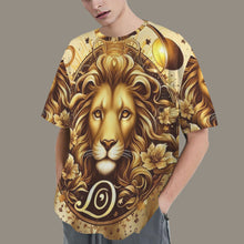 Load image into Gallery viewer, Leo Round Neck Loose T-Shirt

