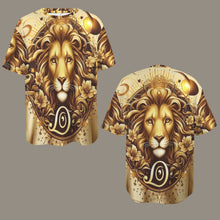 Load image into Gallery viewer, Leo Round Neck Loose T-Shirt
