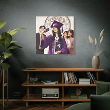 Load image into Gallery viewer, Graduation Canvas Art Print, Perfect Gift for Graduates, Wall Decor for Celebration, Home Office Decoration, Unique Graduation Gift
