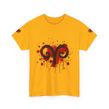 Load image into Gallery viewer, Edgy Aries Graphic Tee, Astrology Shirt, Perfect Gift for Zodiac Lovers, Unisex Cotton Top, Stylish Casual Wear
