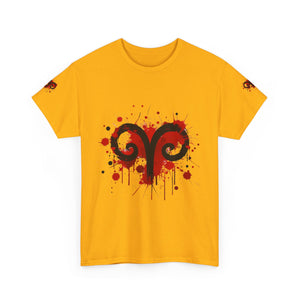 Edgy Aries Graphic Tee, Astrology Shirt, Perfect Gift for Zodiac Lovers, Unisex Cotton Top, Stylish Casual Wear