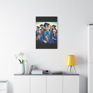 Graduation Canvas Wall Art, Personalized Graduation Gift, Family Celebration Decor, High School Graduation, College Graduation