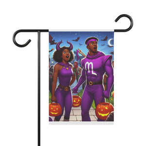 Sagittarius Halloween (2) Garden & House Banner