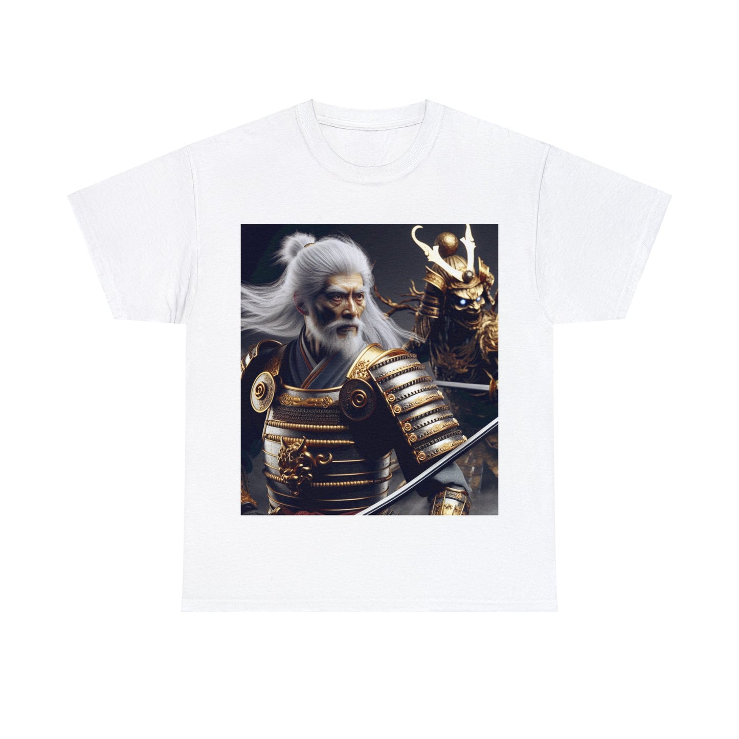 Samurai Cancer (4) Unisex Heavy Cotton Tee