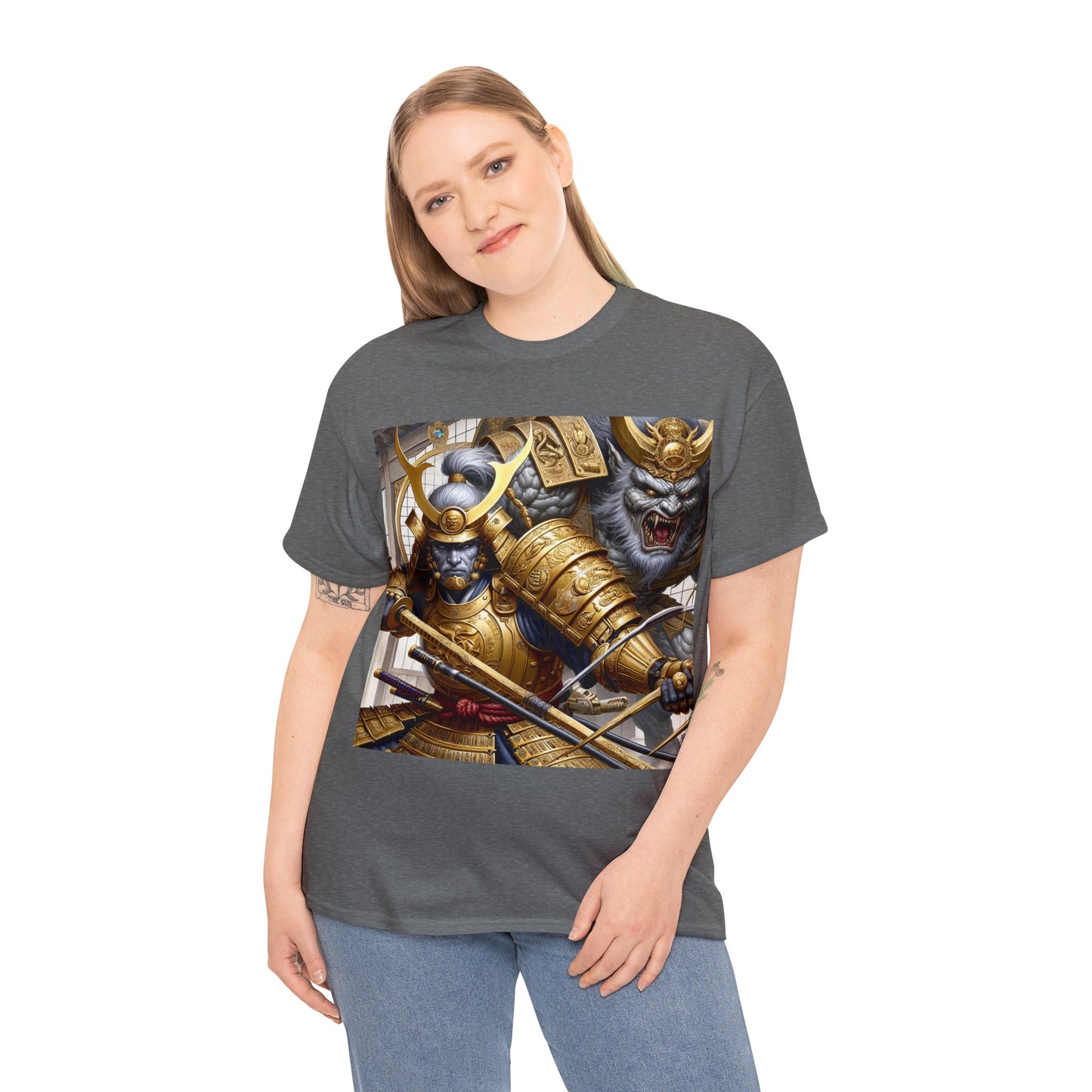 Samurai Capricorn (1) Unisex Heavy Cotton Tee