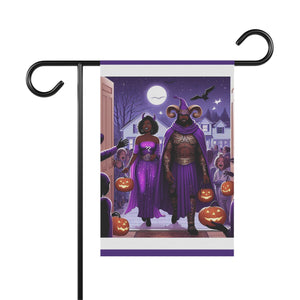 Sagittarius Halloween (3) Garden & House Banner